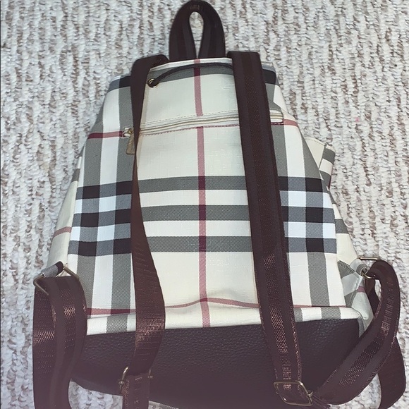 Plaid Backpack - Picture 2 of 4